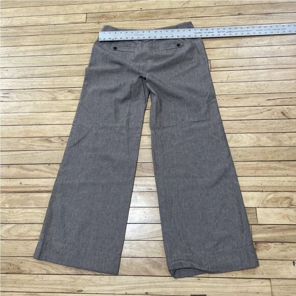 BANANA REPUBLIC Wool Dress Pants Women 10 Martin Brown Preppy Academia Office 10 - Picture 9 of 16